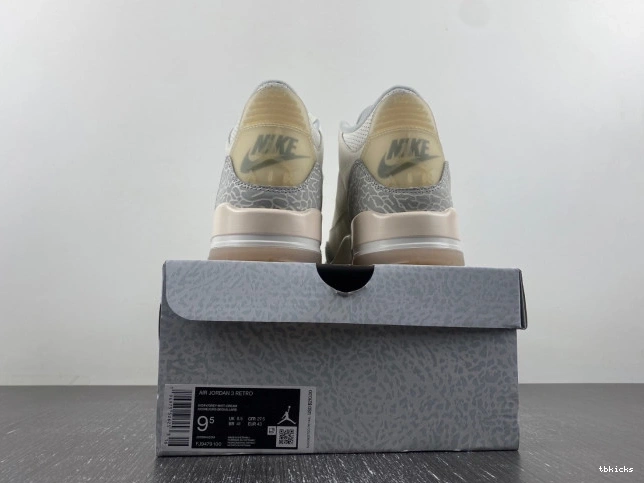 Cheap TBK Craft Jordan 3 FJ9479-100 Air Ivory 0725